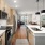Open kitchen and living room at Annett modern apartments in Atlanta, GA.