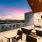 Rooftop patio with city view at Annett luxury apartments in Atlanta, GA.